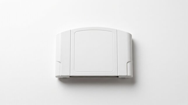 Blank Video Game Cartridge Case Mockup On White Background