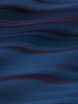 Deep blue waves ripple with dark purple undertones. Smooth curves flow like liquid motion across the frame. Texture suggests fluid motion, calm, and depth