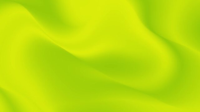 High Quality Waving Satin Silk Fabric Motion Graphic, Full HD 1080p, Bright Green Gradient Soft Wave Video Effect