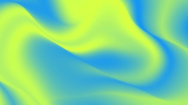 High Quality Blue Green Gradient Waving Satin Texture, Full HD 1080p, Abstract Silk Wave Motion Graphic Bumper