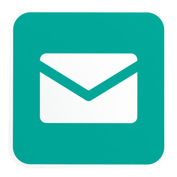 PNG Mail green button icon transparent background