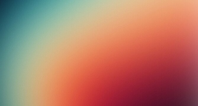 Smooth gradient background blend from teal to peach