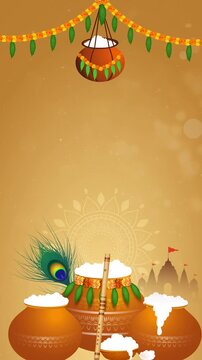 Festive Janmashtami Dahi Handi Motion Video
