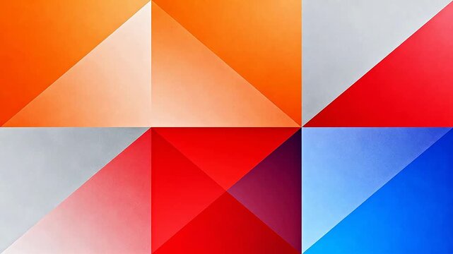 Colorful geometric triangle pattern