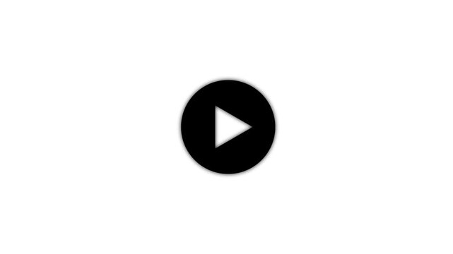 video play button animation with line circle animation.