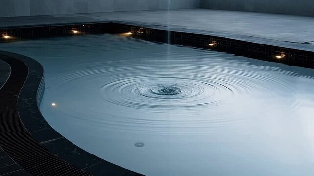 Indoor Infinity Pool: Reflective Tranquility