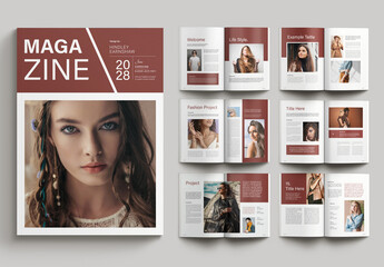 Fashion Magazine Layout