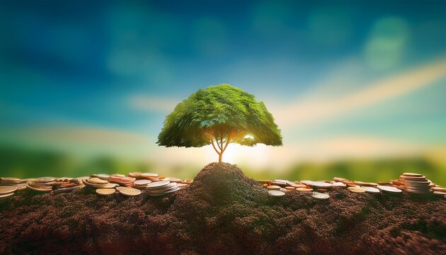 The Little Tree Is Growing Up Start Up Meaning Financially Stable Minimalist Nature Wallpaper