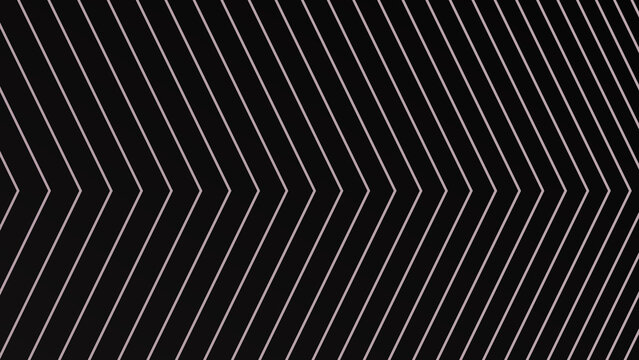 Abstract chevron pattern background. Minimalist geometric lines in white on black texture.