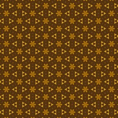 Fototapeta premium Stylish Floral Motif Pattern with Warm Colors