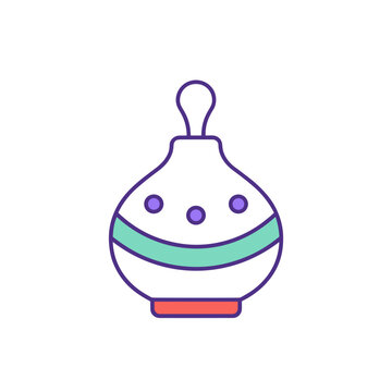 Stylized Christmas Ornament Icon