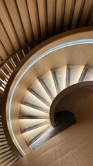 Obraz premium spiral staircase in the old building