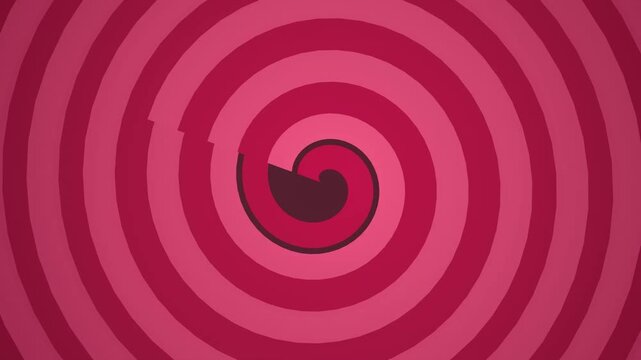 Pink and red spiral motion graphic abstract geometric pattern