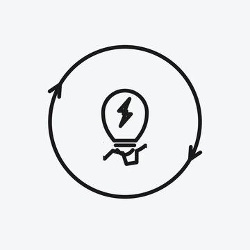 Animated Innovation Icon Motion Graphic