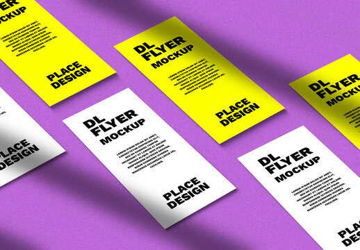 Minimal DL Flyer Mockup Template