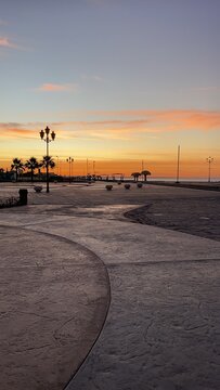 Sunrise at Duba Corniche on the Red Sea, Saudi Arabia