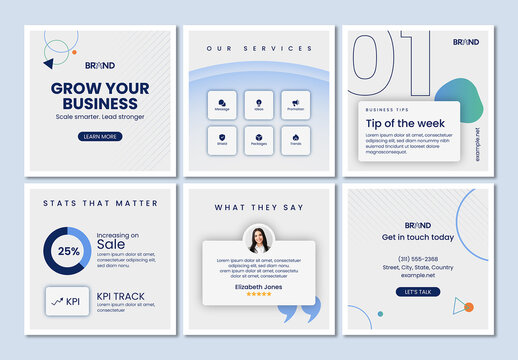 Business Social Media Carousel Template