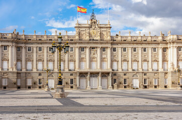 Obraz premium Royal palace of Madrid, Spain