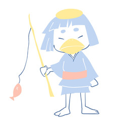 Fototapeta premium 河童のイラスト