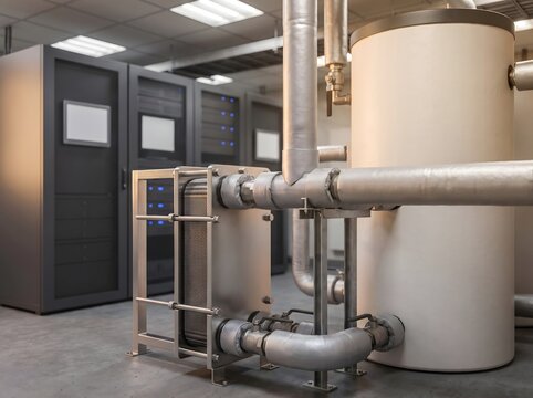 Data Center Waste Heat Recovery with Thermal Storage