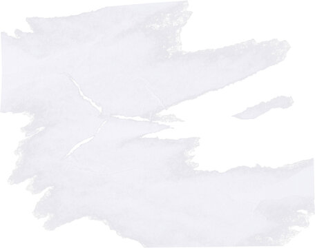 Large ripped white paper sheet overlay with grunge texture