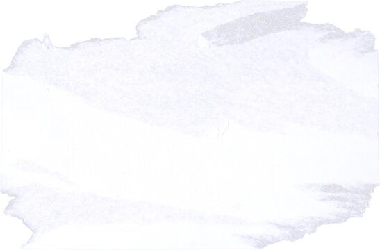 Ripped white paper sheet with grunge texture on transparent background