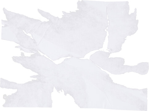 Three piece ripped white paper collage with grunge texture