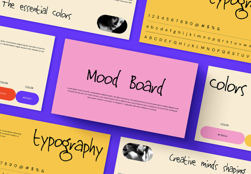 Creative Mood Board Template