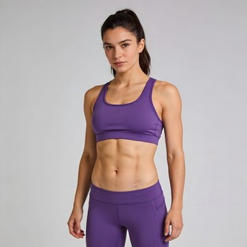 Photorealistic portrait of a confident woman in her proudly lifting her pink top to reveal a flat abdomen and healed surgical scar after a successful tummy tuck and VASER liposuction, symbolizing 