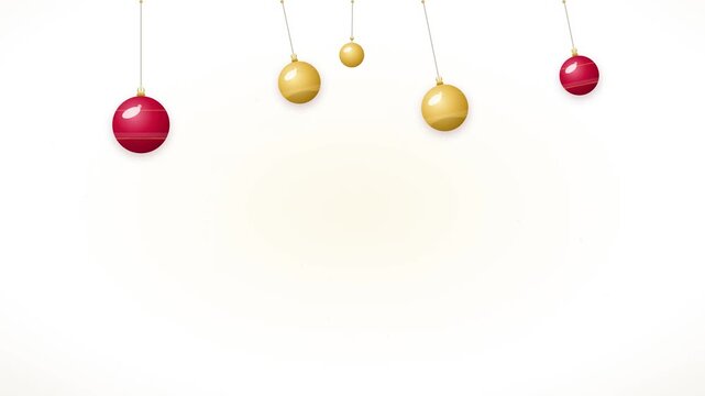 Christmas Sale 50 Off with Festive Ornaments on White Background.