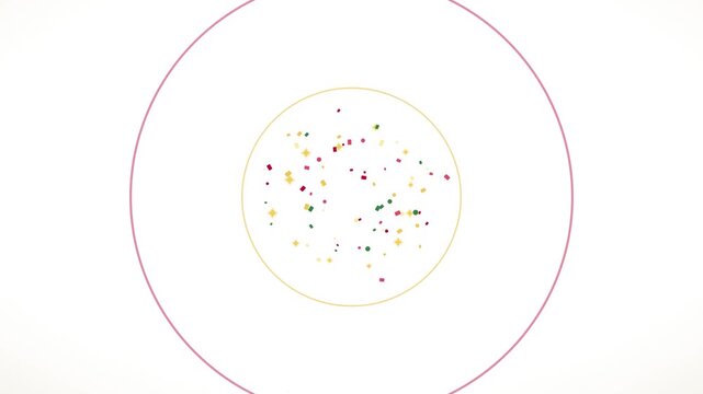 Christmas Sale Animation with Gift Box and Confetti.