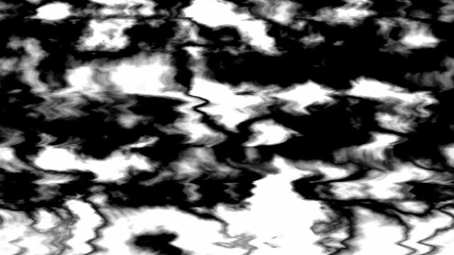Monochrome tv distorted noise 