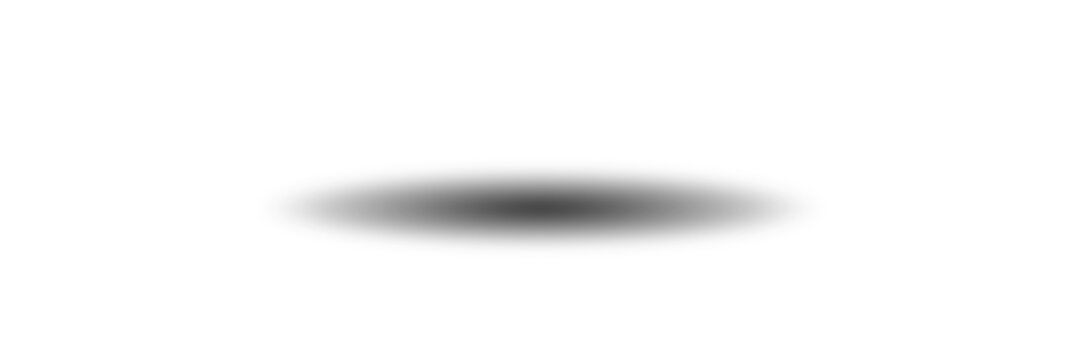 Black oval drop shadow element for design