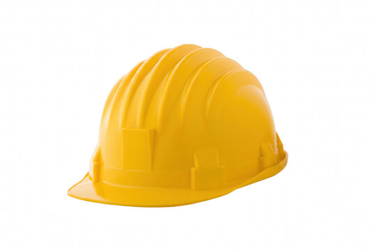 Yellow Industrial Safety Helmet for Construction and Engineering