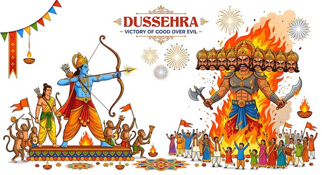 "Triumph of Light & Truth: Happy Dussehra"