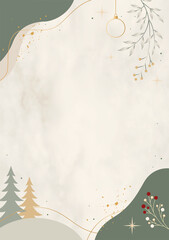 elegant and minimalist greeting card background © alex