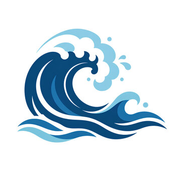 vector illustration of a wave