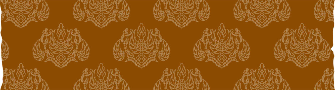 Batik cuwiri pattern washi tape design illustration