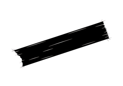 Black computer ram memory module for desktop pc isolated isolated on transparent background