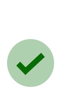 Animation of check mark icon. tick mark icon animation. success, done, payment successful, check mark icon and success business concept. Success concept animation, 4k