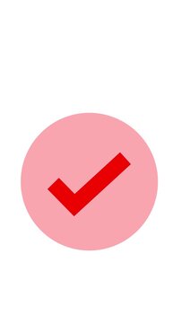 Animation of check mark icon. tick mark icon animation. success, done, payment successful, check mark icon and success business concept. Success concept animation, 4k