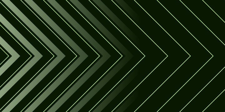 Dark green abstract geometric background with diagonal chevron arrows