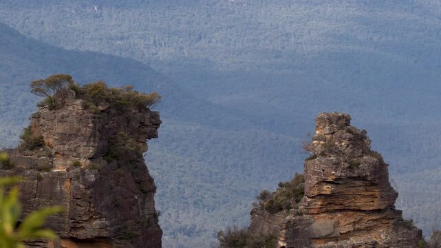 Three Sisters Rock Formation in Blue Mountains Australia