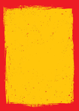 Colourful pop art style grunge border background design
