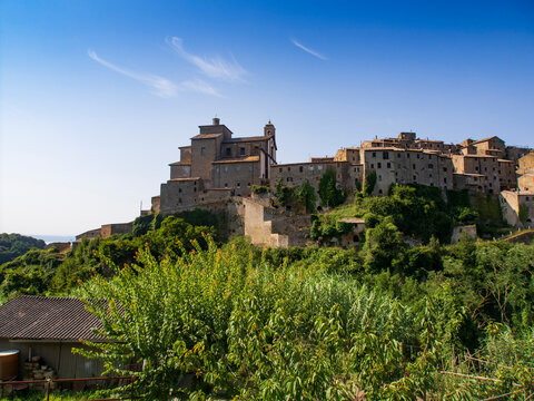 Italia, Lazio, Viterbo, il paese di Grotte di Castro.