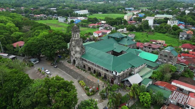 Aerial shot Diocesan Shrine and Parish of Saint Jerome - Morong, Rizal (Diocese of Antipolo)