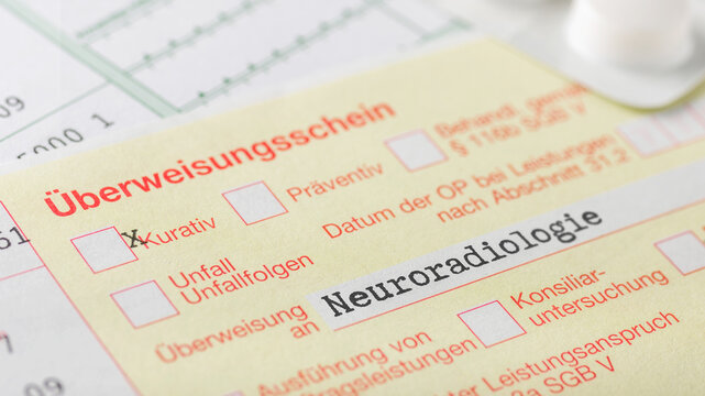 &Uuml;berweisungsschein Neuroradiologie