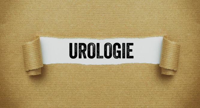 Braunes zerissesnes Papier - Urologie