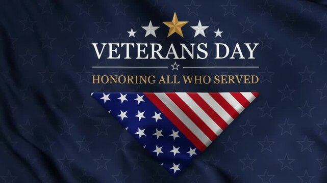 Veterans day honor and remembrance graphic