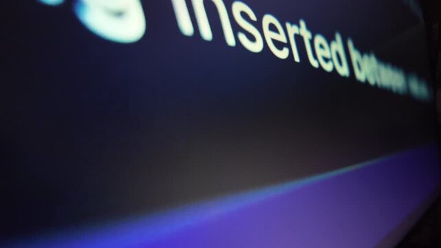 Close up of coding script in python language visible on digital screen code